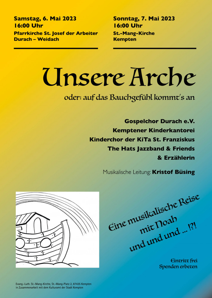 Unsere Arche - eine musikalische Reise