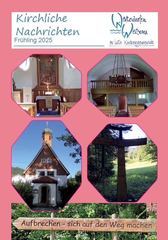 Titelbild Gemeindebrief Frühling 2025