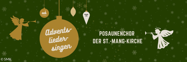 Adventsliedersingen mit dem Posaunenchor