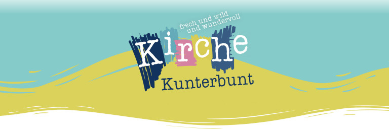 Logo Kirche kunterbunt - frech und wild und wundervoll