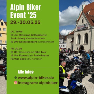 Bilergpttesdiemst an Christi Himmelfahrt, 11 Uhr, St.-Mang-Kirche