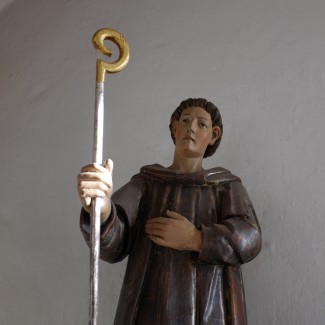 St. Magnus Figur in Kapelle Altusried