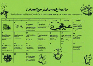 Lebendiger Adventskalender 2025