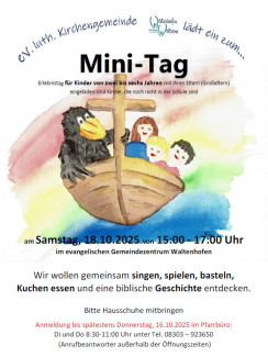 Plakat Minitag Oktober 2025