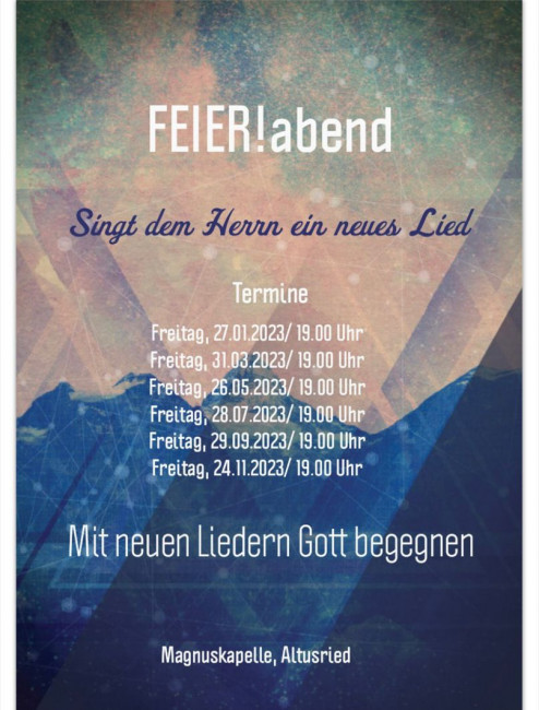 Flyer Feierabend