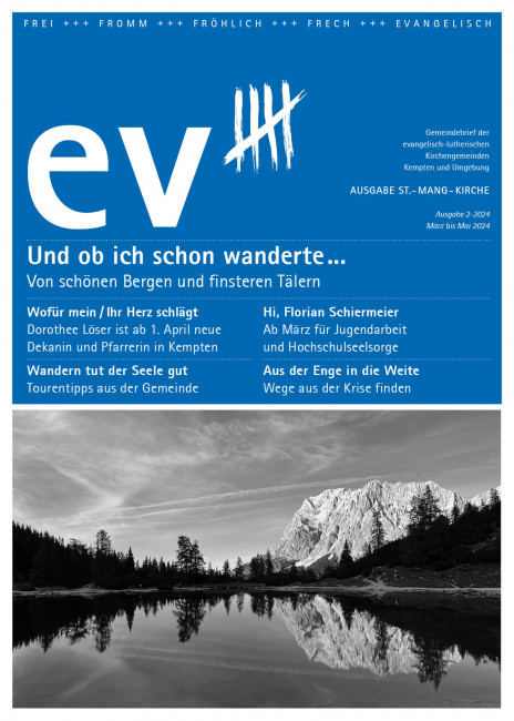Gemeindebrief ev5 (Frühjahr 2024) Titelseite