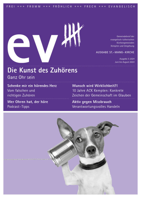Titelseite Gemeindebrief ev5 Sommer 3/2024
