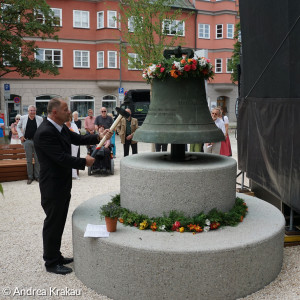 Einweihung der Pax-Glocke am 8. Juli 2018